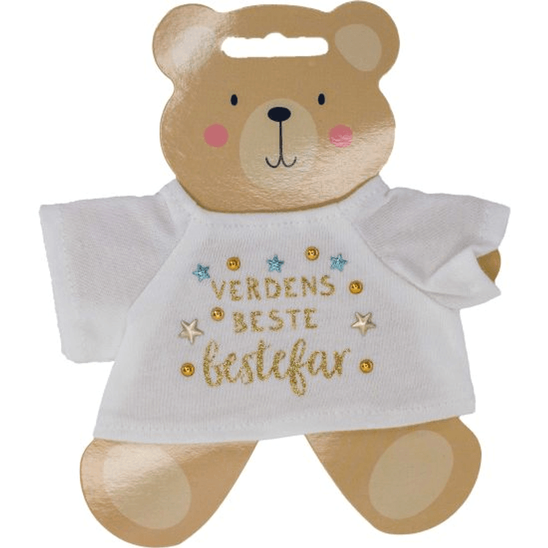 Tinka Teddy T-Shirt Verdens Beste Bestefar