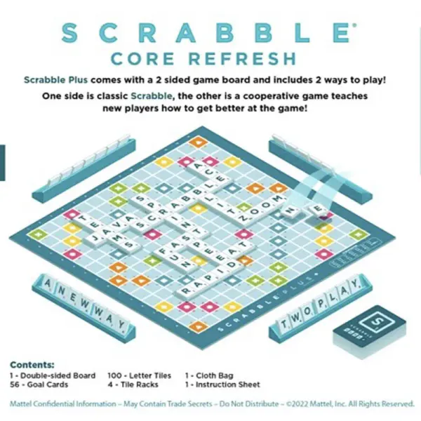 Scrabble Original Mattel Games - Norsk Utgave