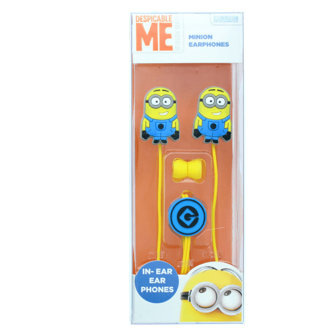 Hovedbilde MINIONS Øreplugger Dave In-Ear Gul