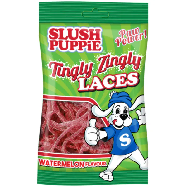 Slush Puppie Tingly Zingly Laces Watermelon 120g
