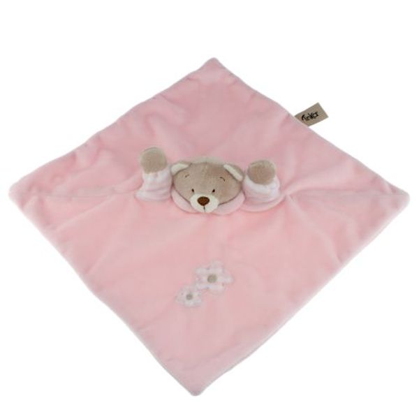 Koseklut Bamse Rosa 30x30cm Tinka