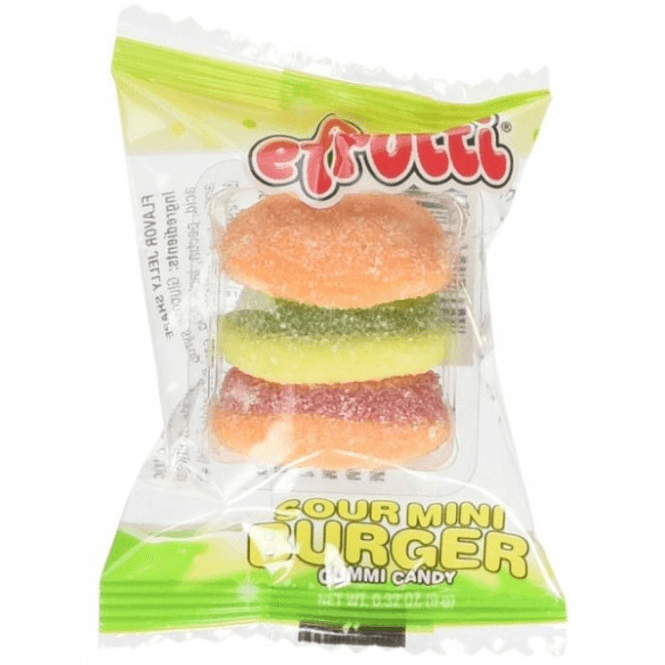 Hovedbilde Efrutti Sour Mini Burger 9g