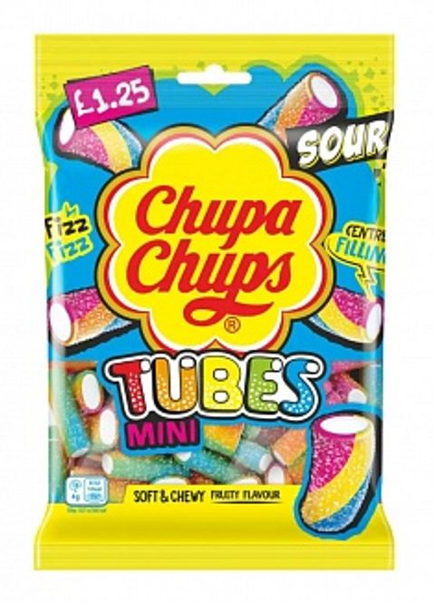 Hovedbilde Chupa Chups Mini Sour Tubes 120g