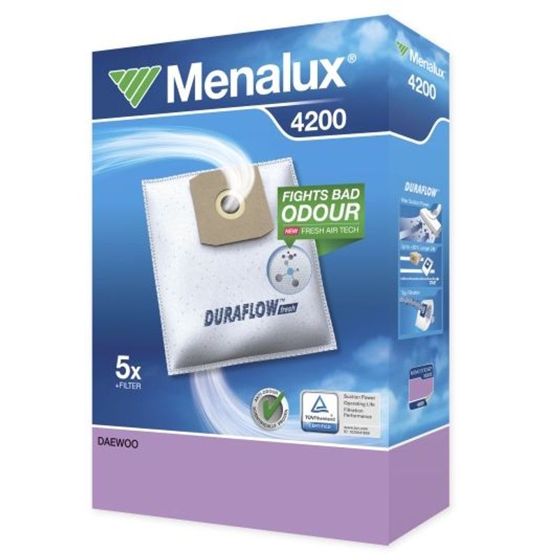 Menalux Støvsugerposer 4200 Syntetisk