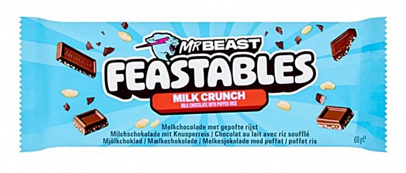 MrBeast Feastables Milk Crunch 60g