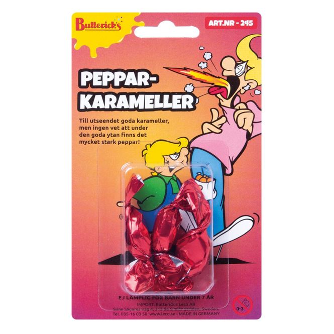 Hovedbilde Pepperdrops 3 stk Buttericks