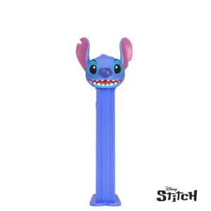 Hovedbilde PEZ Figur + 2 PK Drops - Stitch Smiling