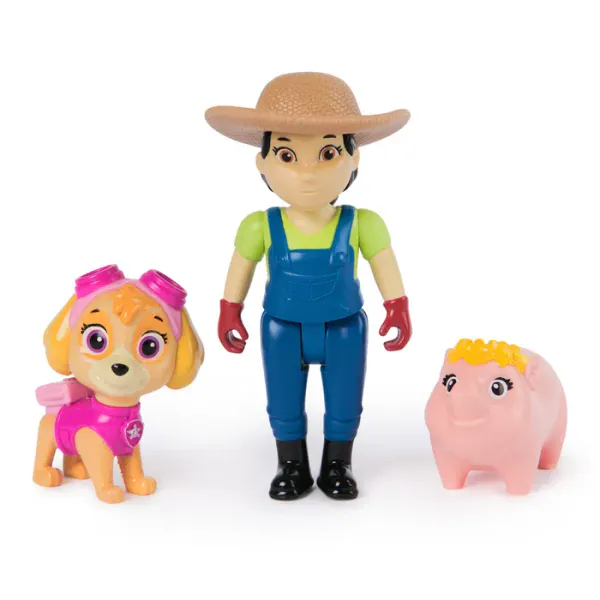 Paw Patrol Hero Pup Characters Pack - Skye & Farmer Yumi