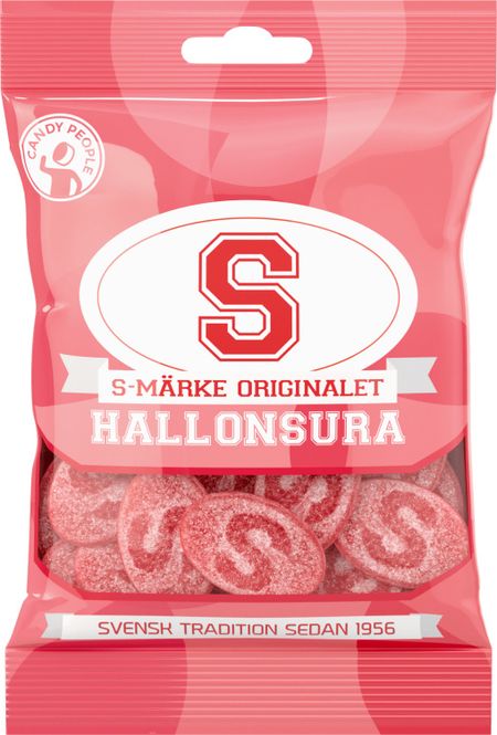 Hovedbilde S-Märke Hallonsura 80g